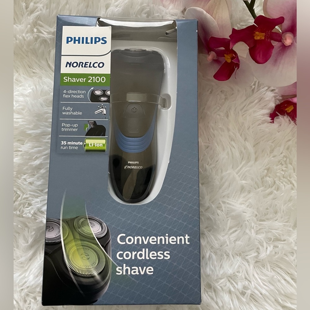 Philips Norelco Shaver 2100 Rechargeable Wet Electric Shaver with Pop-up Trimmer